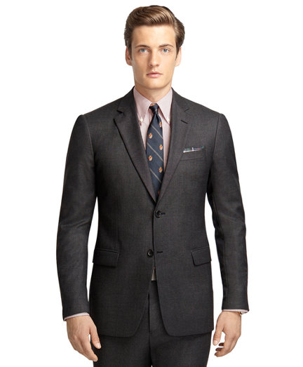 Brooks Brothers Milano Fit Bird's-Eye 1818 Suit