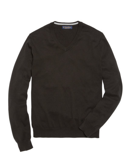 Brooks Brothers Supima® V-Neck Sweater