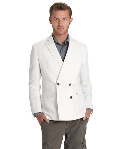 Brooks Brothers Double-Breasted Milano Fit Sport Coat
