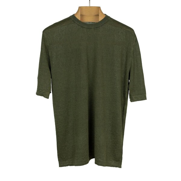 GRP Linen Tshirt Dark Green_NMWA front.jpeg