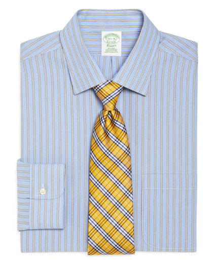 Brooks Brothers Supima® Cotton Non-Iron Extra-Slim Fit Bold Stripe Dress Shirt