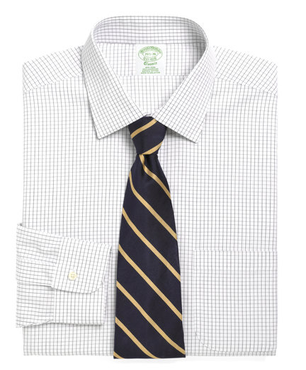 Brooks Brothers Supima® Cotton Non-Iron Extra-Slim Fit Graph Check Dress Shirt