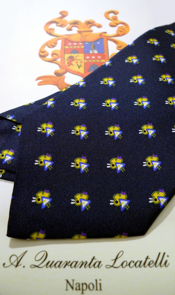 Quaranta Locatelli - Napoli tie, design by Antoh Mansueto