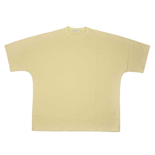 FUJITO_Made_in_Japan_Spring_Summer_2024_SS24_Kimono sleeve t-shirt in lemon cream yellow (1).jpg
