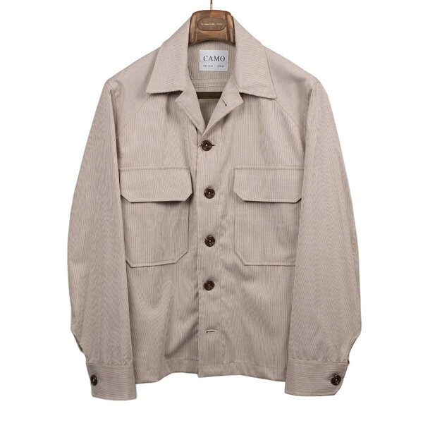 CAMO_Made_In_Biella_Italy_Spring_Summer_2024_SS24_Balio_shirt_jacket_in_in_beige_and_brown_str...jpg