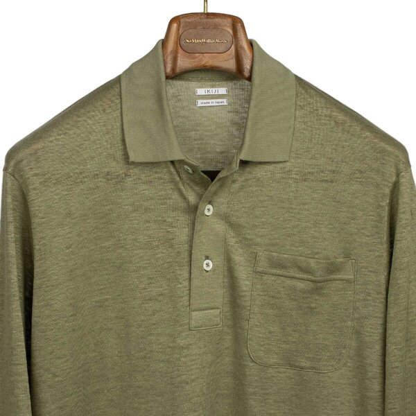 IKIJI_Made_in_Japan_Spring_Summer_2024_SS24_Knit_long_sleeve_polo_in_light_olive_linen (8).jpg