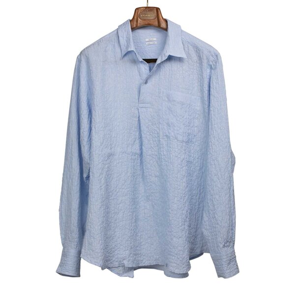 IKIJI_Made_in_Japan_Spring_Summer_2024_SS24_Popover_shirt_in_light_blue_linen_and_rayon_guaze ...jpg