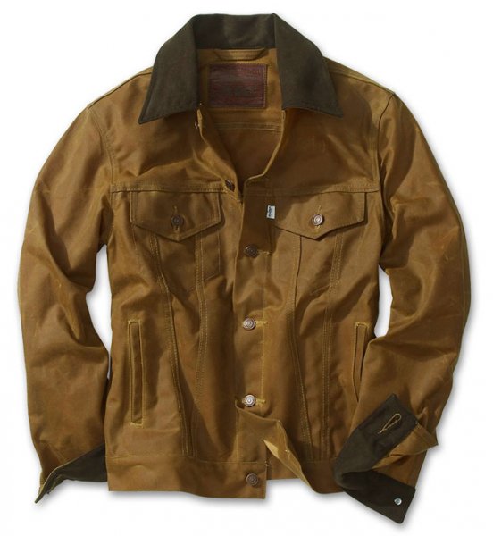 Oil Finish Levi's Trucker Jacket by Filson 01.jpg