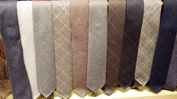 NEW Vitale Barberis Canonico wool flannel TIES! Worldwide shipping ...