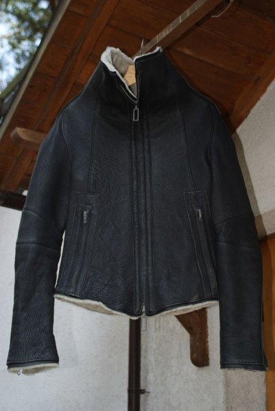 [FT] RARE! InAisce FW2011 Storm Rider Elk leather jacket - fits 46-48 ...