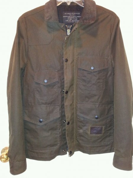 all saints wax jacket