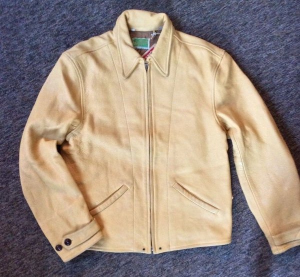 LVC Leather Bomber Jacket // size L — Mello and Sons