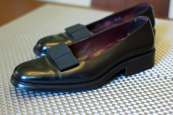 calfskin opera pumps