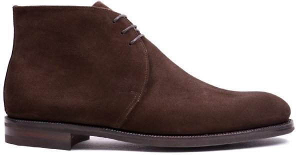 Meermin Dark Brown Suede Chukka Boot 