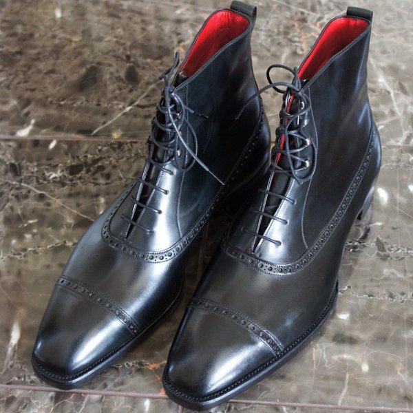 NIB Gaziano & Girling Canterbury Balmoral Boot Shell Cordovan MH71 UK11 ...