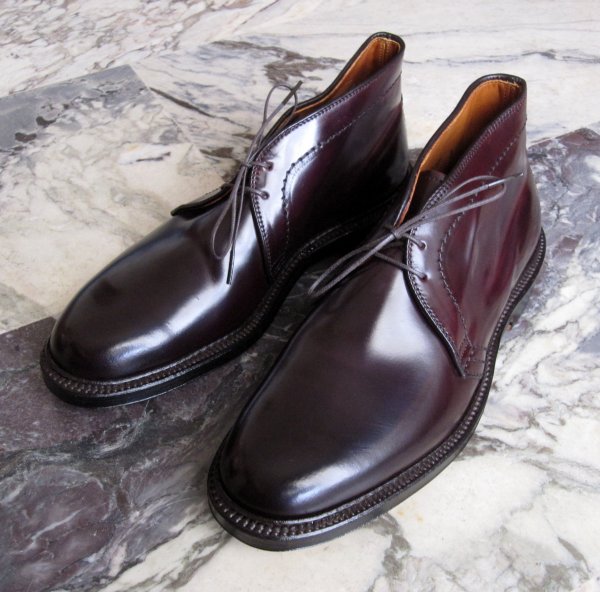BNIB Alden 1339 Shell Cordovan Chukka Boots - Color #8 - Size US 7E ...