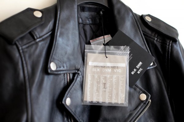 Jacket Blk Dnm Black size M International in Cotton - 35696655