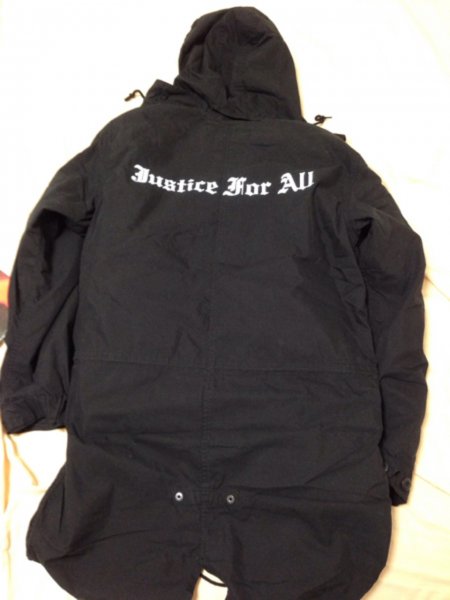 Supreme fishtail Parka Justice For All   S   Styleforum