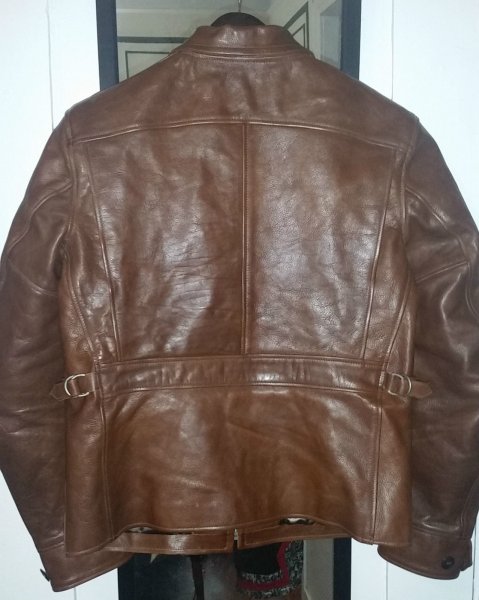 ELMC Californian Horsehide Jacket Eastman Leather sz 40 Havana | Styleforum