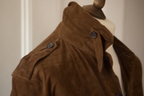 ralph lauren suede safari jacket