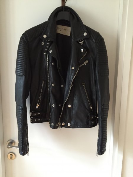 burberry biker leather jacket