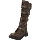 Pleaser Men's Steam20-BN/LE Leather Boot