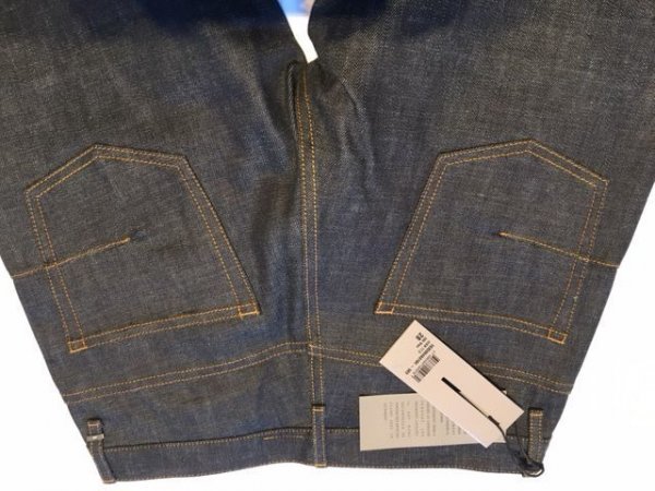 Dior Homme 17.5cm Made in Japan raw indigo denim jeans size 28 (new ...