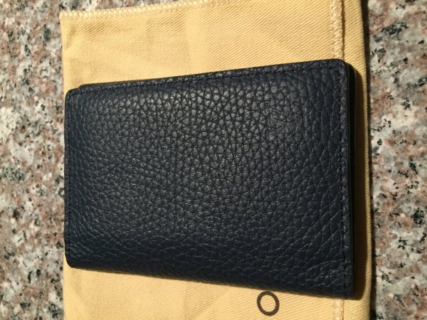 Louis Vuitton Pocket Organizer Wallet navy Taurillon