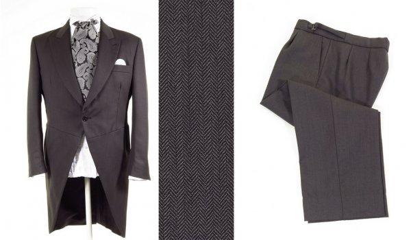 grey wool morning suit ascot wedding.jpg