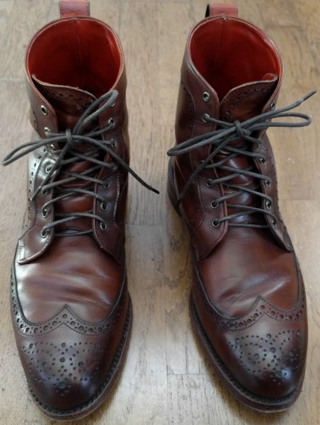 allen edmonds dalton dark chili