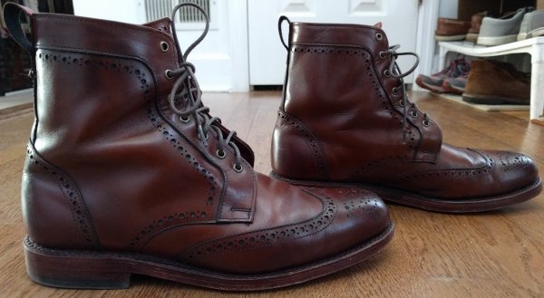 allen edmonds dalton dark chili