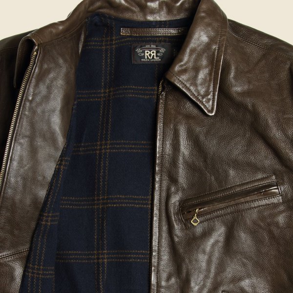 rrl morrow leather jacket