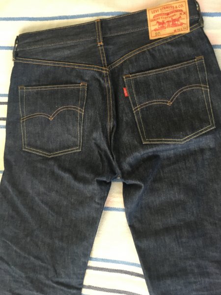 Levi's Vintage Clothing LVC 501 1966 32x34 Rigid Cone Denim