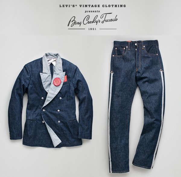 LEVI'S VINTAGE CLOTHING – BING CROSBY DENIM TUXEDO | Styleforum