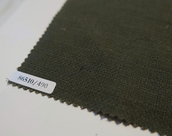 Trousers army green basketweave cotton linen (2).JPG