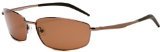 Heat Men's HS0201 Polarized Rectangular Sunglasses