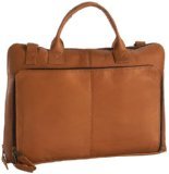 Latico Heritage Collection Slim Top-Zip Briefcase