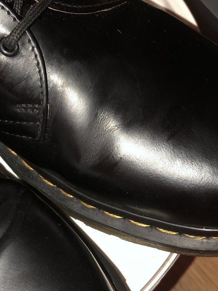 how to get rid of creases in doc martens