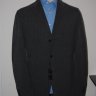 SOLD New NWT Corneliani Cotton 42L Herringbone Gray Unstructured Suit