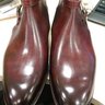 Stefano Bemer Jodhpur Boots C last 43, hand patina vintage cherry