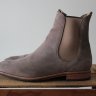 Carmina Vision Suede Wholecut Chelsea - 10.5 UK - $350