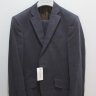 RICHARD JAMES NAVY SEISHIN SLIM-FIT BRUSHED COTTON TWILL SUIT. 38R. NEW. RETAIL $1350.