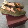 Carmina Olive Green Tassel Loafer