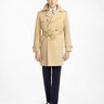 BROOKS BOTHERS BLACK FLEECE BELTED TRENCH US 38R