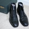 Alden Black Shell Cordovan Bristol Wingtip Boot 8.5D x Leffot