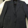 [Ended] Tom Ford Suit 48 38 Base A Charcoal Peak Lapel Wool Blend