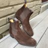 SOLD!!! Edward Green Mocha Suede Newmarket Boots - 82 Last - UK8E