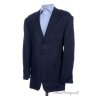 RALPH LAUREN PURPLE LABEL Blue Woven 100% SILK Blazer Sport Coat Jacket - 43 R