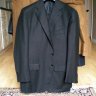 Cesare Attolini Black Herringbone Cashmere Super 160s Suit 42R