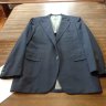 Trad/Ivy GRAIL! LANGROCK 3/2 sack Lightweight Navy Blazer, perfect for summer! c.38.